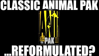 Meet The New and Improved Animal Pak | The Product That Started A Brand