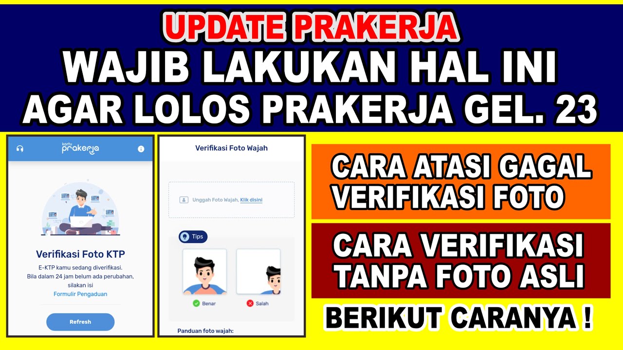 FIX PRAKERJA DIBUKA DALAM WAKTU DEKAT || CARA VERIFIKASI WAJAH PRAKERJA ...