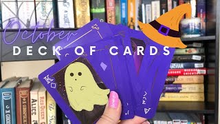 Deck of Cards Spooktober Edition!!!  (My Monthly TBR Game)