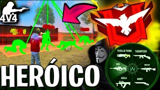 ASÍ LLEGUÉ A HERÓICO DESPUES DE HACKERS  FREEFIRE