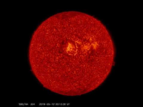 Fascinating view of the recent solar storm