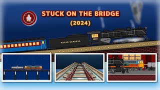 รถจักรไอน้ำไทย Polar express​ Mogul 715 (C56) : Stuck on the Bridge [2024]