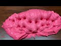 mixing makeup u0026 red clay and more into glossy slime satisfying slime videos 1473