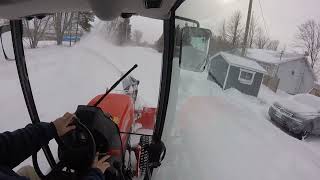 Snow Blowing drifts and banks