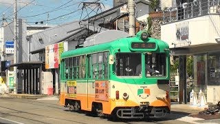 鉄オジ第４７作　とさでん交通①伊野線 車線の半分が電車軌道？