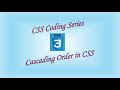 Cascading Order in CSS