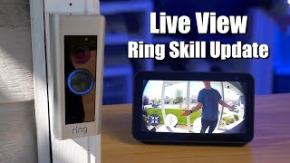 Ring Doorbell Skill Updated to Show Live View on Echo Show & Announcements on Echo Speakers