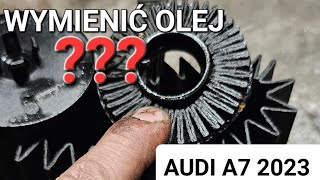 SERWISOWANE W ASO...CZY WARTO WYMIENIAĆ OLEJ W SILNIKU CZĘŚCIEJ NIZ ZALECA PRODUCENT ?AUDI A7 2023