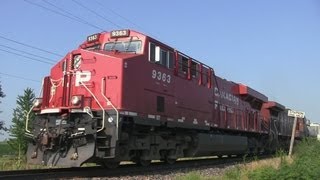 CP 9363 East, The Canadian Pacific's 272 Train on 7-15-2012