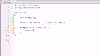 Buckys C++ Programming Tutorials 33 Create an Array Using Loops YouTube .
