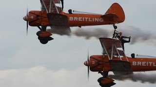 Breitling Wingwalkers @ Dunsfold Wings \u0026 Wheels 2014 (HD)