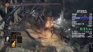 DARK SOULS 3 - NG+ All Bosses NG+ Speedrun in 1:04:46