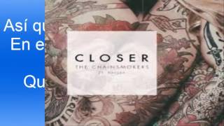 closer, the chainsmokers/letra en español-Soundstracs