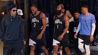 Jay Z With Kawhi, Westbrook, James Harden, Paul George Immediately After Clipper