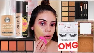 TESTING NEW MAKEUP: DRUGSTORE + HIGH END / FIRST IMPRESSIONS! | JuicyJas