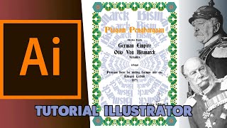 Adobe Illustrator Tutorial | Cara membuat Bingkai dekorasi (Bingkai Sertifikat)