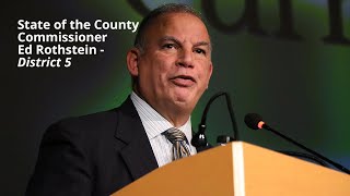 2023 State of the County Address Commissioner Ed Rothstein