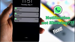 Fix: WhatsApp Notifications Not Working! [Home Screen & Status Bar]