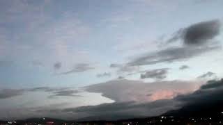 未明の発雷 と かなとこ雲