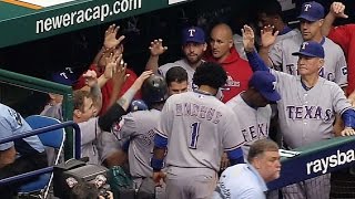 2010 ALDS Gm2: Texas puts up four runs in the fifth