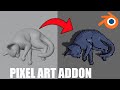 Pixel Art with eevee - FREE blender addon