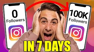 HOW TO GAIN INSTAGRAM FOLLOWERS ORGANICALLY IN 2024 (GROW FROM 0-100K FOLLOWERS FAST!)