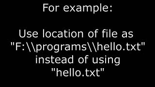 Solved: OSError Unable to create file - Python