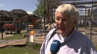 Sloop achtergevel historische Hijschgebouw Stork Hengelo gestart