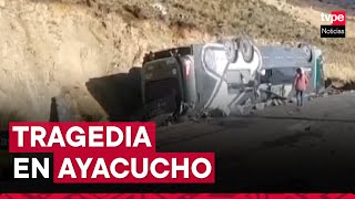 Accidente en Ayacucho: finaliza rescate de cuerpos en vía Los Libertadores
