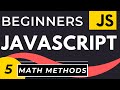 Math Methods and How to Generate a Random Number with JavaScript | JavaScript Tutorial for Beginners