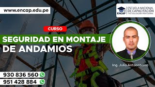 CURSO: SEGURIDAD EN MONTAJE DE ANDAMIOS 2025