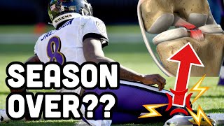 Lamar Jackson Grade 2 PCL Strain - Is he out for the season? DOCTOR Explains