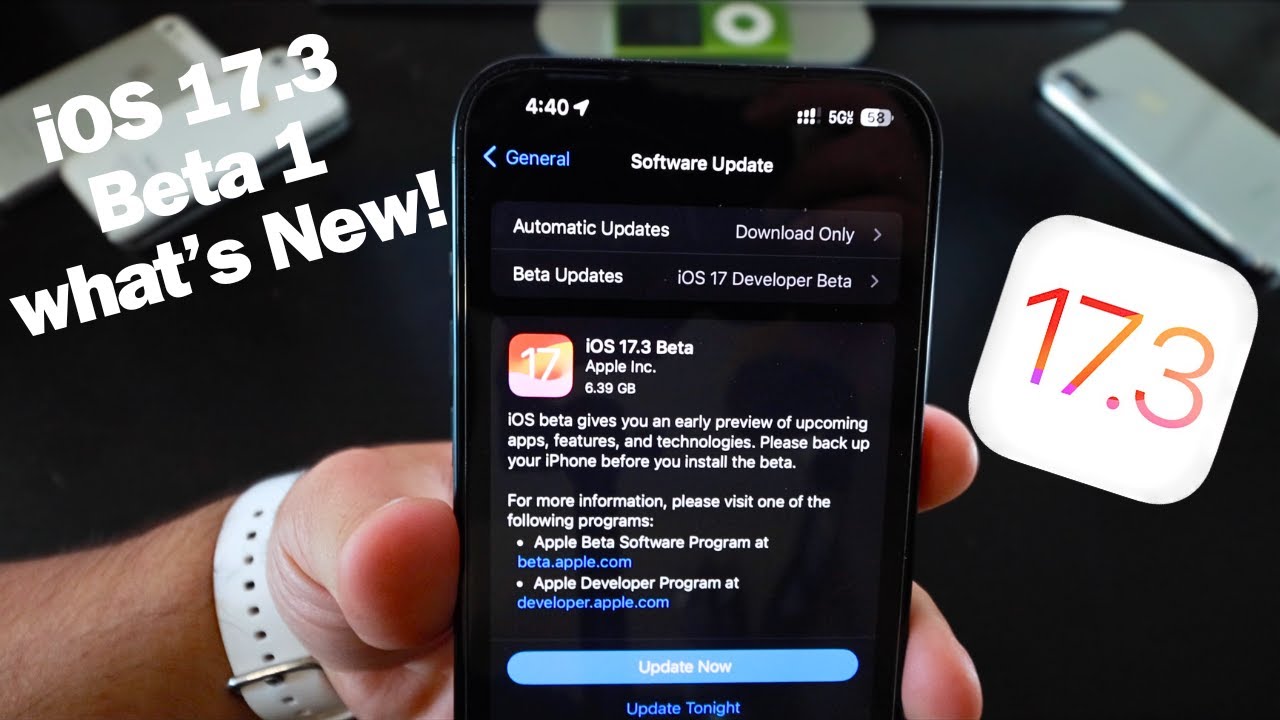 IOS 17.3 Beta 2 - What's New! Device Protection - YouTube