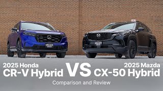 2025 Honda CR-V Hybrid vs 2025 Mazda CX-50 Hybrid | Comparison \u0026 Review