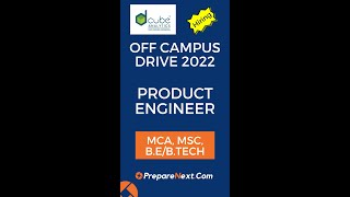 D Cube Analytics Off Campus Drive 2022 | Product Engineer | IT Job | Engineering