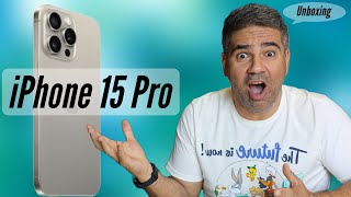 iPhone 15 Pro – Titânio natural ( UNBOXING )