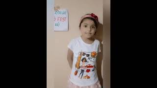 ZAHRA ZOELLE KID'S FEST KIDDIES ENGLISH SONG