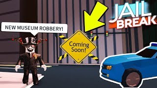 New Museum Update Roblox Jailbreak - jailbreak space robbery soon jailbreak roblox livestream