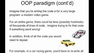 Object Oriented Slides