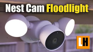 Google Nest Cam Floodlight Review - Features, Unboxing, Install, Testing, Video Quality with Lights