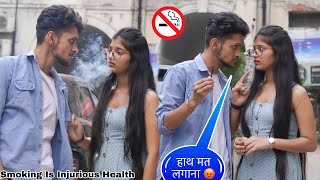 SMOKING 🚬 PRANK || GONE WRONG 😱 || Harshit PrankTv