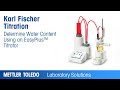 EasyPlus - How to Perform Karl Fisher Titration