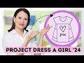 Let's sew a DRESS with FREE pattern for Project 