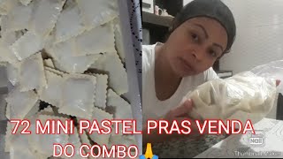 FIZ MINI 🥟PASTEL PRA HOJE ,VOU INCLUIR NAS VENDAS DE COMBO  💗TOU ESPERANCOSA .🙏