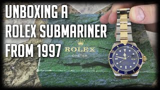 Unboxing A Rolex Submariner 16613 From 1997