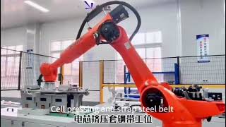 automatic prismatic lithium battery module pack assembly line #batterypack