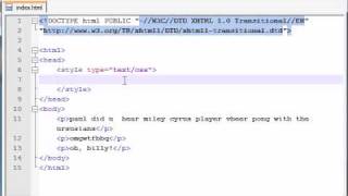 XHTML and CSS Tutorial - 33 - Pseudo Elements