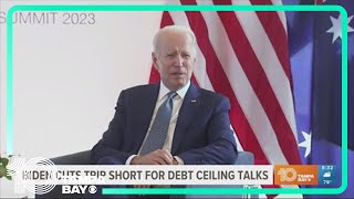 Biden cuts G7 trip short for debt ceiling talks