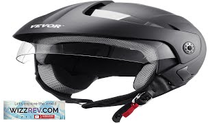 VEVOR 3/4-Face Motorcycle Helmet Motocross Helmet with Bluetooth Communication Review