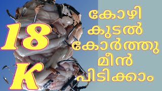 കോഴി കുടൽ ചൂണ്ടയിൽ കോർക്കുന്നത് /How to make fishing food. chicken waste #fishing #fish #hunting